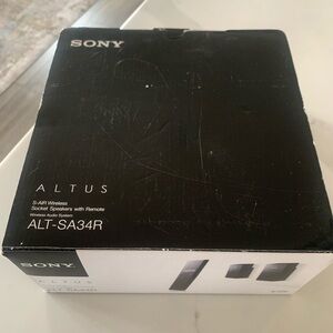 Sony Altus S-Air Wireless Socket Speakers with Remote.  ALT-SA34R